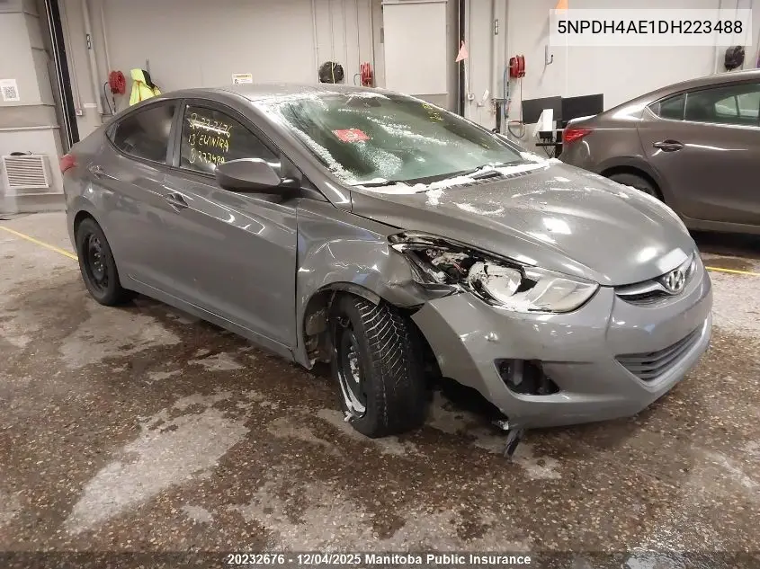 5NPDH4AE1DH223488 2013 Hyundai Elantra Gl