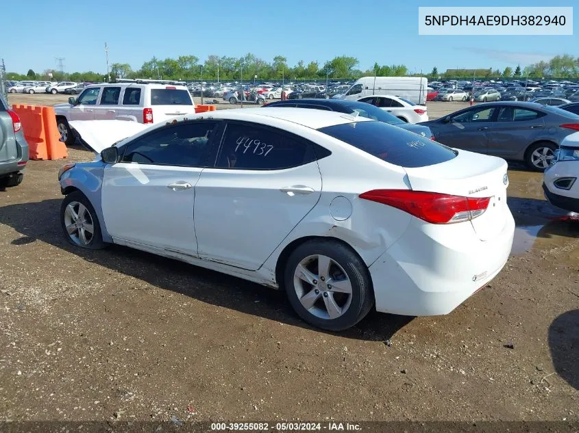 5NPDH4AE9DH382940 2013 Hyundai Elantra Gls