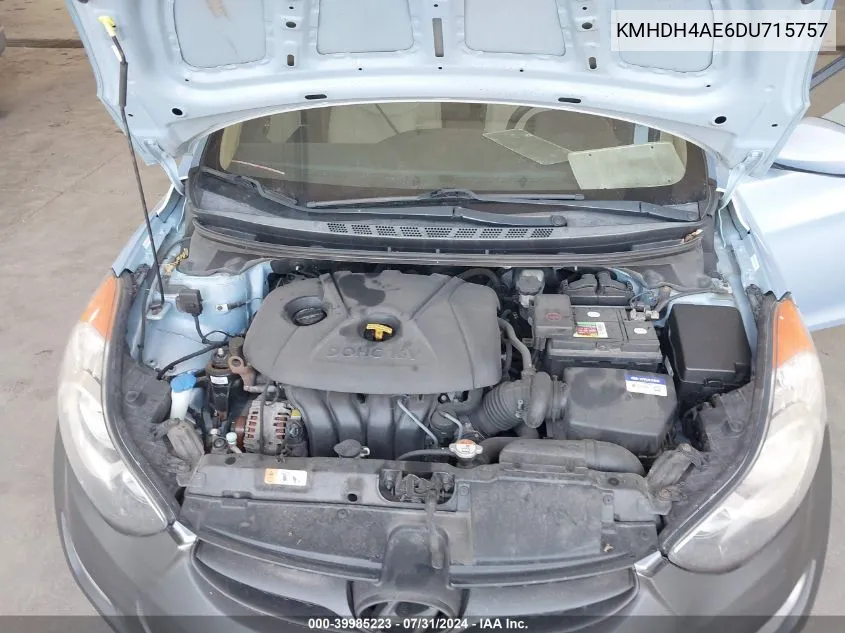 KMHDH4AE6DU715757 2013 Hyundai Elantra Gls