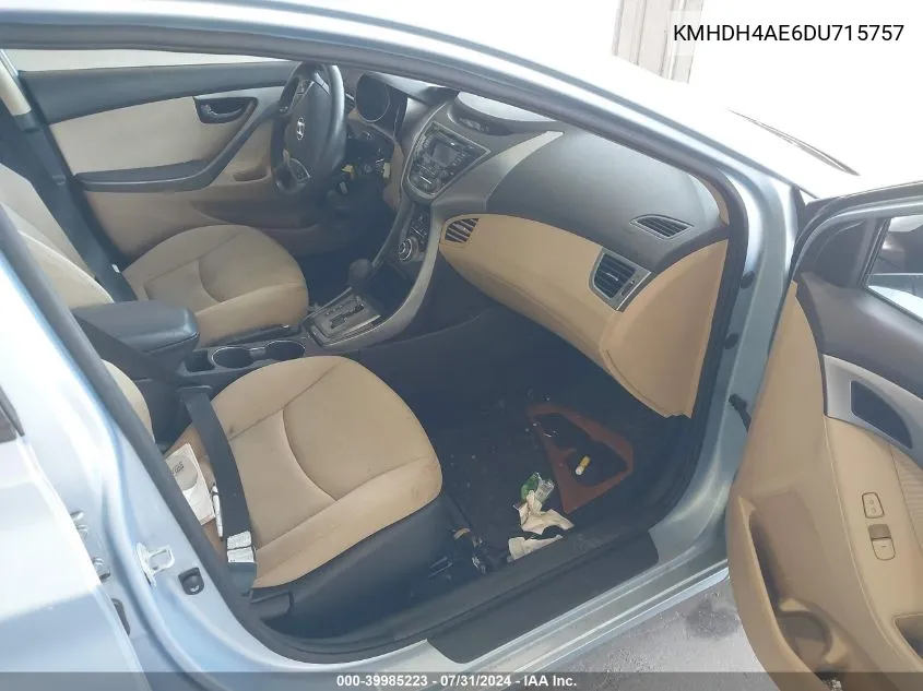 KMHDH4AE6DU715757 2013 Hyundai Elantra Gls