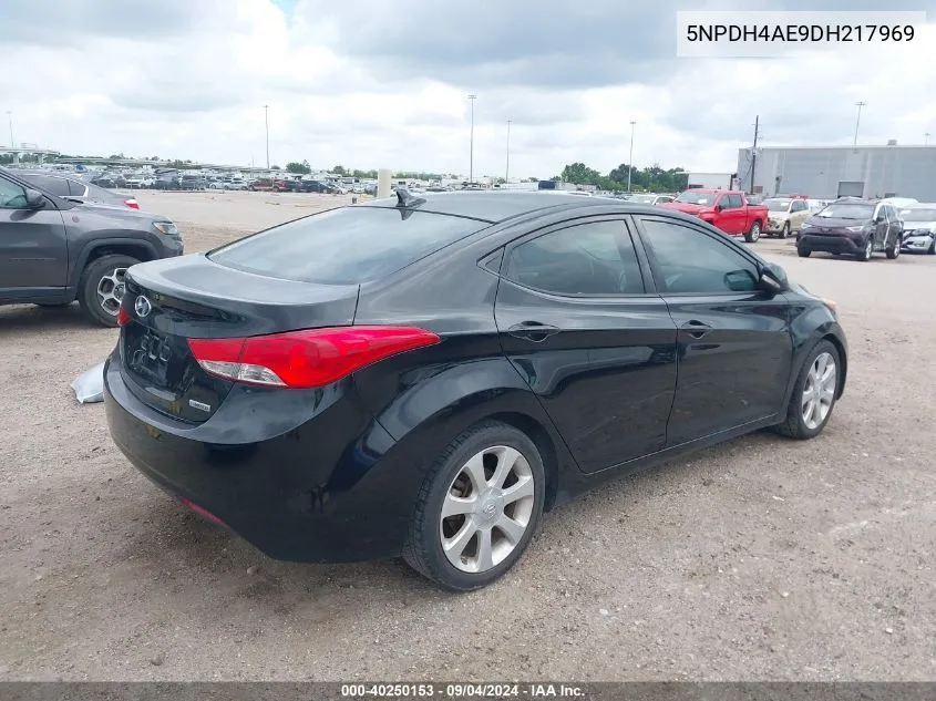 5NPDH4AE9DH217969 2013 Hyundai Elantra Limited