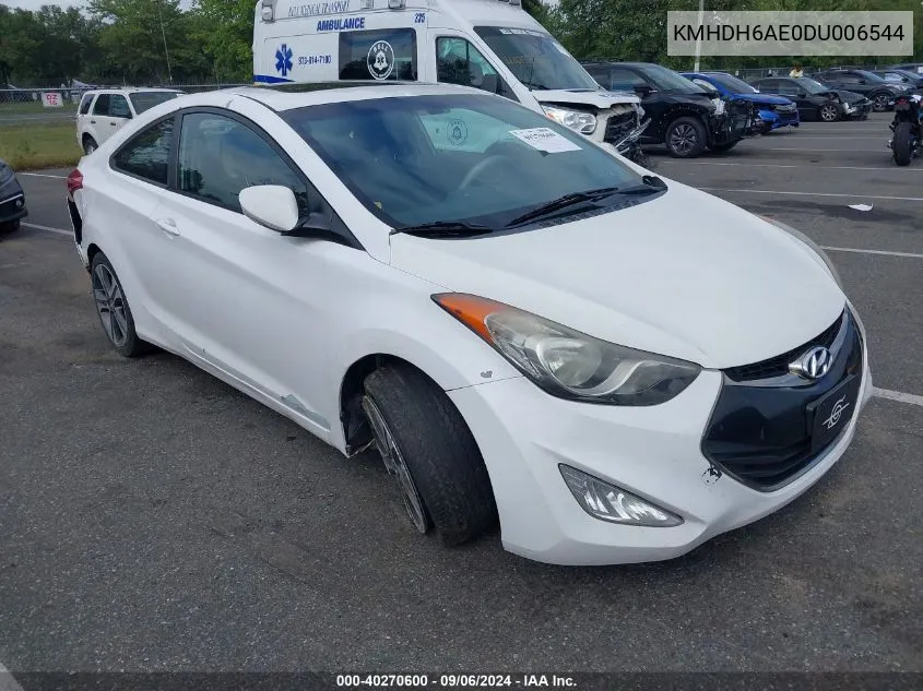 KMHDH6AE0DU006544 2013 Hyundai Elantra Se