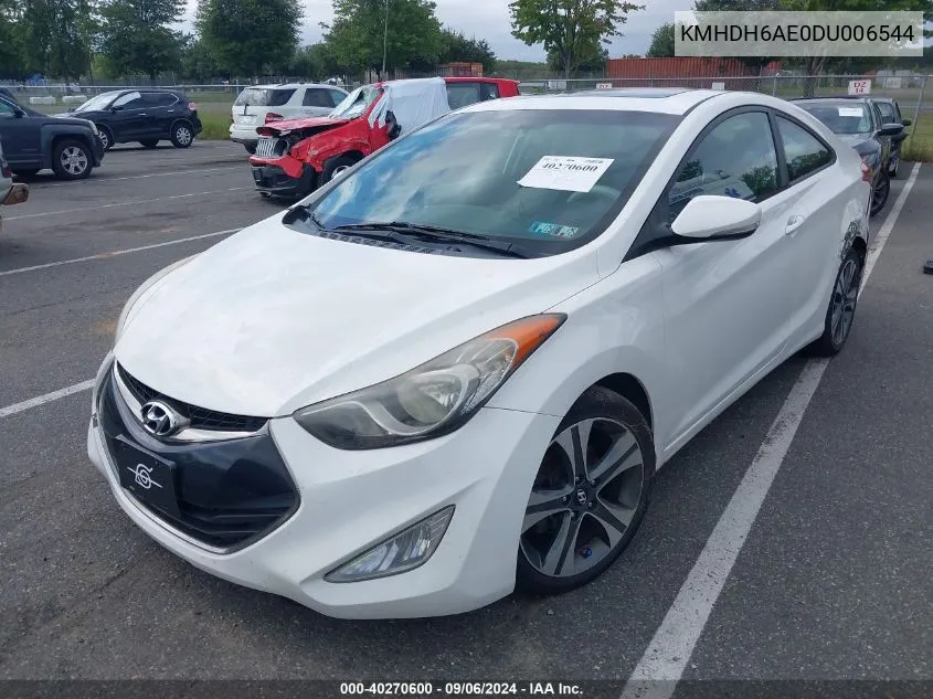 KMHDH6AE0DU006544 2013 Hyundai Elantra Se