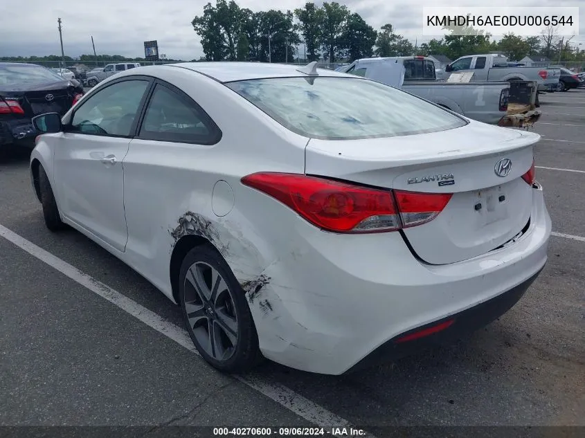 KMHDH6AE0DU006544 2013 Hyundai Elantra Se