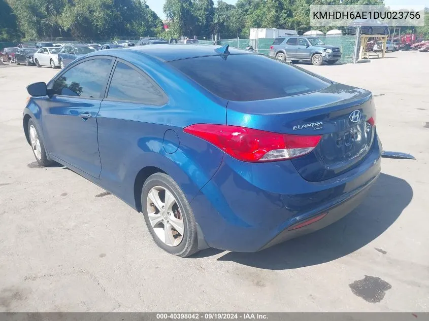 2013 Hyundai Elantra Gs VIN: KMHDH6AE1DU023756 Lot: 40398042