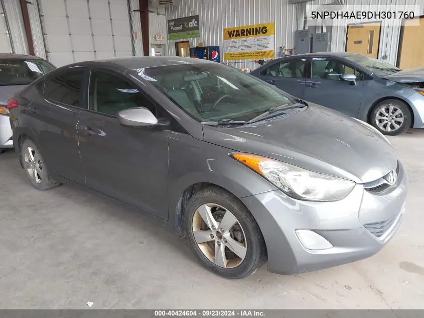 5NPDH4AE9DH301760 2013 Hyundai Elantra Gls