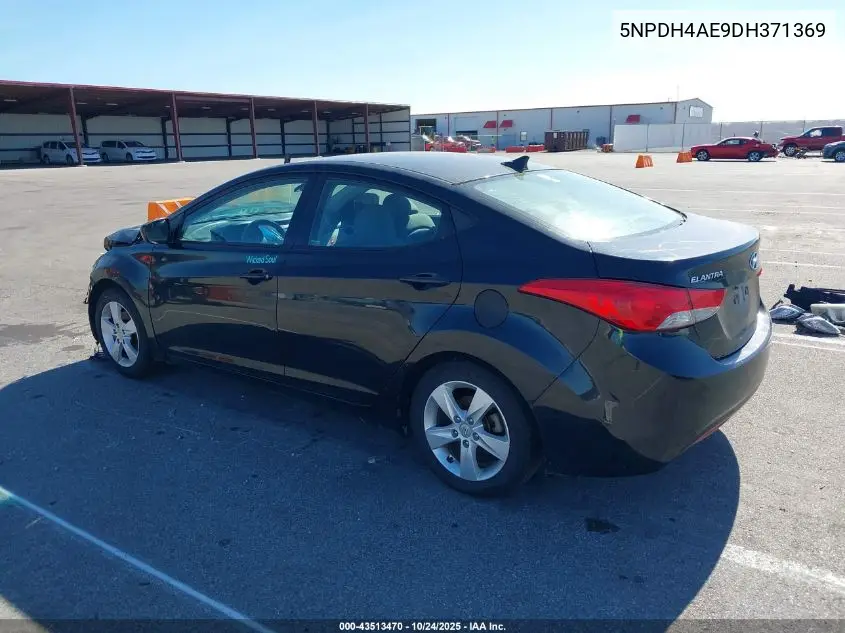 5NPDH4AE9DH371369 2013 Hyundai Elantra Gls