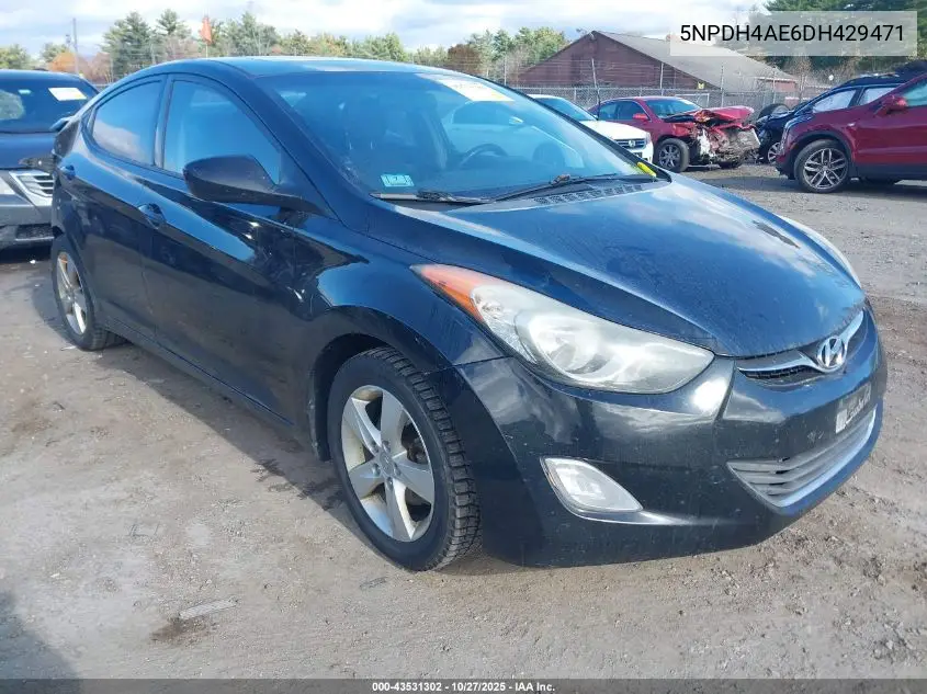 5NPDH4AE6DH429471 2013 Hyundai Elantra Gls