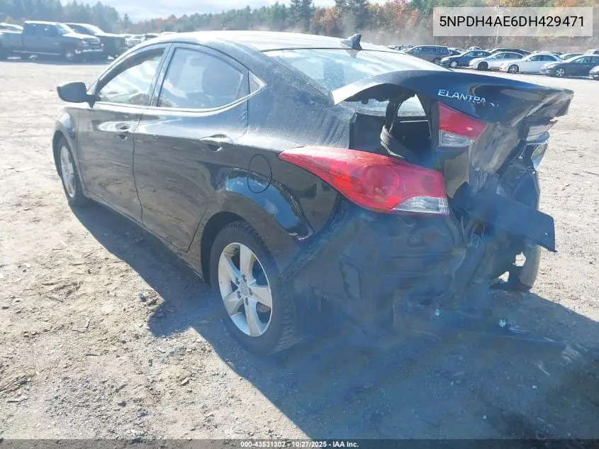 5NPDH4AE6DH429471 2013 Hyundai Elantra Gls