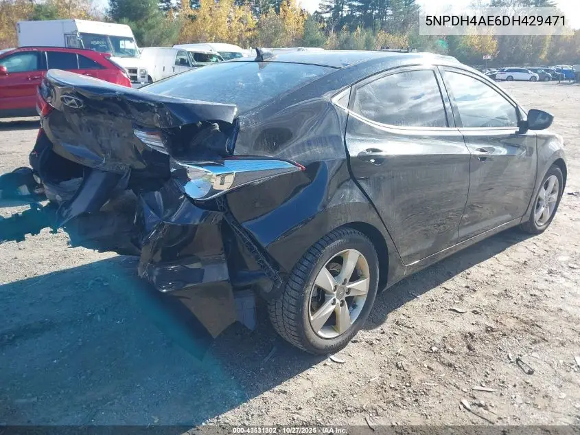 5NPDH4AE6DH429471 2013 Hyundai Elantra Gls