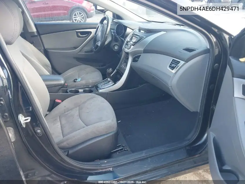 5NPDH4AE6DH429471 2013 Hyundai Elantra Gls