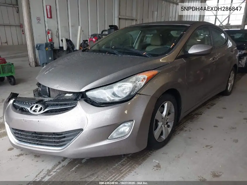 5NPDH4AEXDH286847 2013 Hyundai Elantra Gls