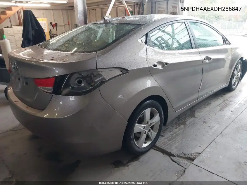 5NPDH4AEXDH286847 2013 Hyundai Elantra Gls