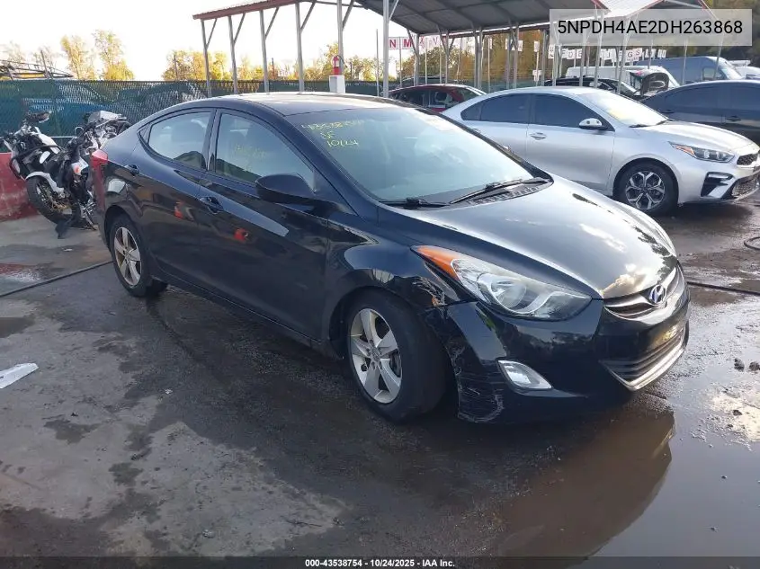 5NPDH4AE2DH263868 2013 Hyundai Elantra Gls
