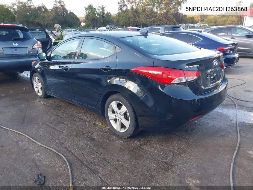 5NPDH4AE2DH263868 2013 Hyundai Elantra Gls