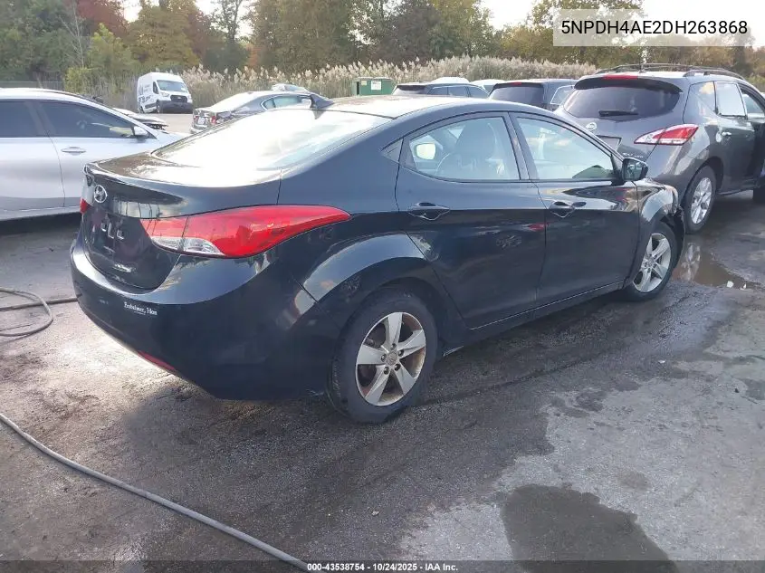 5NPDH4AE2DH263868 2013 Hyundai Elantra Gls