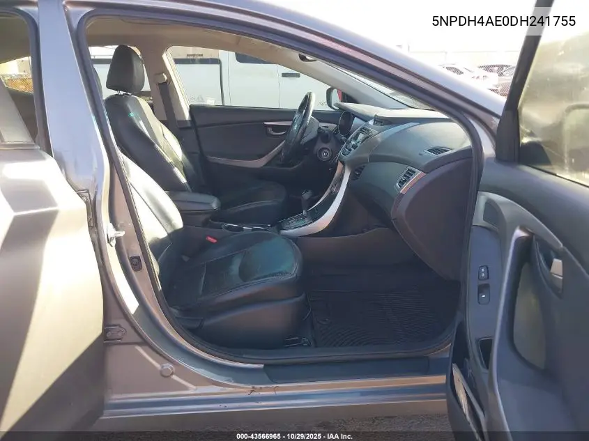 5NPDH4AE0DH241755 2013 Hyundai Elantra Limited
