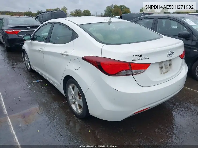 5NPDH4AE5DH271902 2013 Hyundai Elantra Gls
