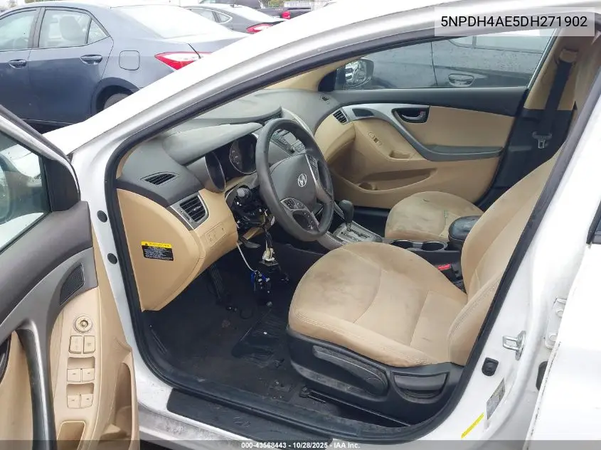 5NPDH4AE5DH271902 2013 Hyundai Elantra Gls