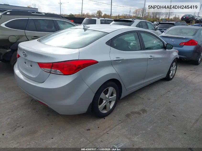 5NPDH4AE4DH245419 2013 Hyundai Elantra Gls