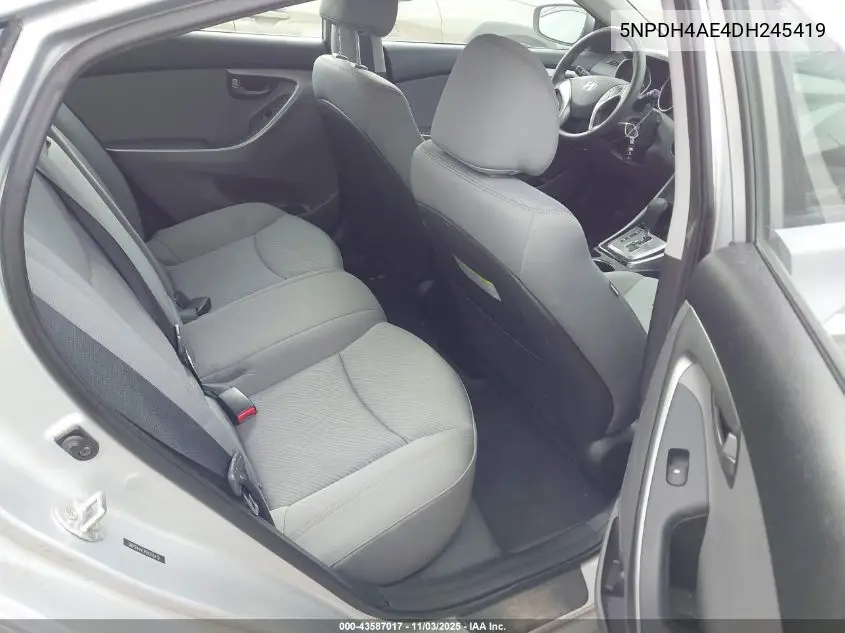 5NPDH4AE4DH245419 2013 Hyundai Elantra Gls