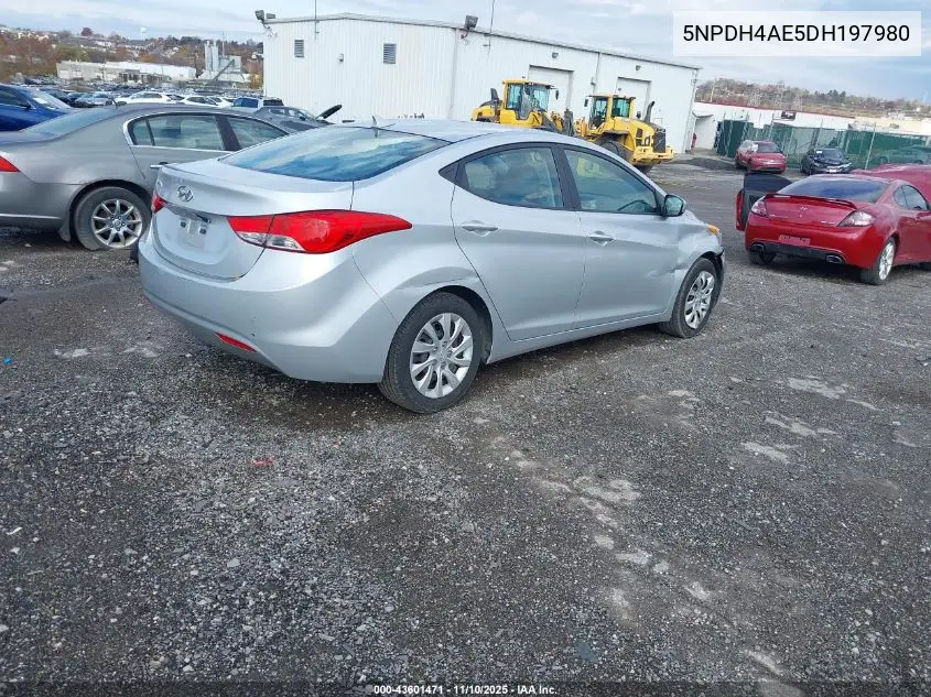 5NPDH4AE5DH197980 2013 Hyundai Elantra Gls/Limited
