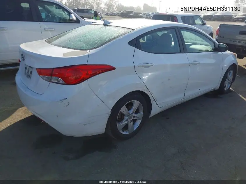 5NPDH4AE5DH331130 2013 Hyundai Elantra Gls