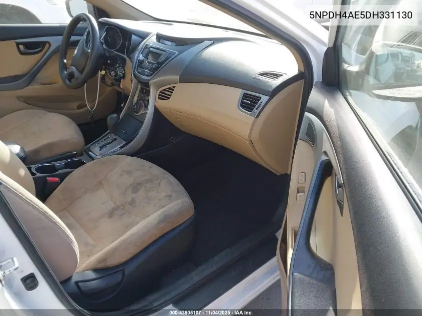 5NPDH4AE5DH331130 2013 Hyundai Elantra Gls