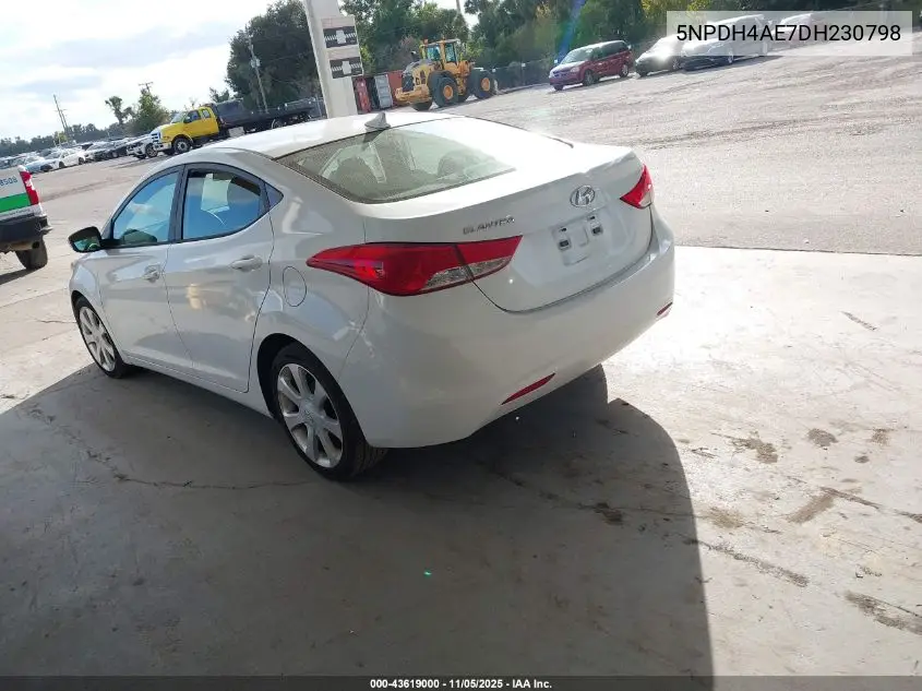 5NPDH4AE7DH230798 2013 Hyundai Elantra Gls/Limited