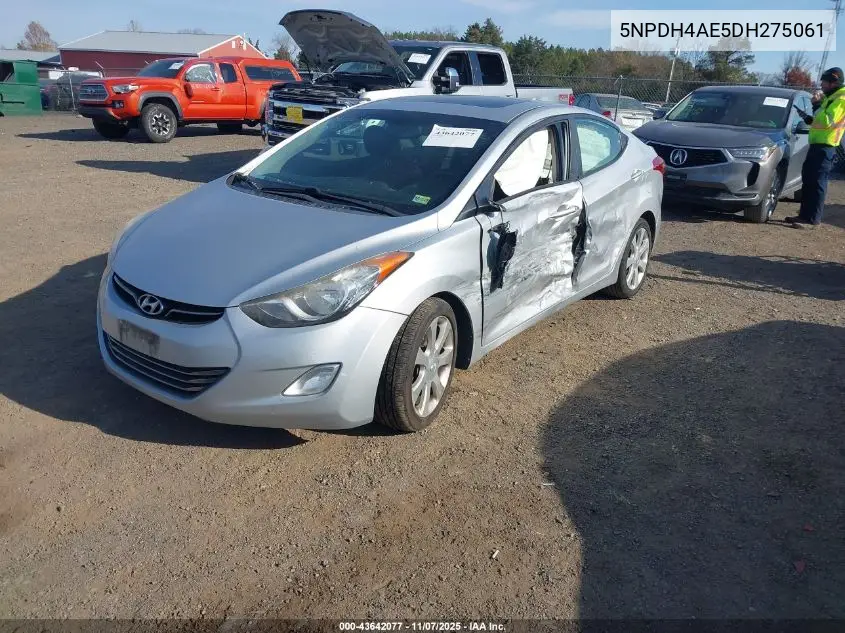 5NPDH4AE5DH275061 2013 Hyundai Elantra Limited