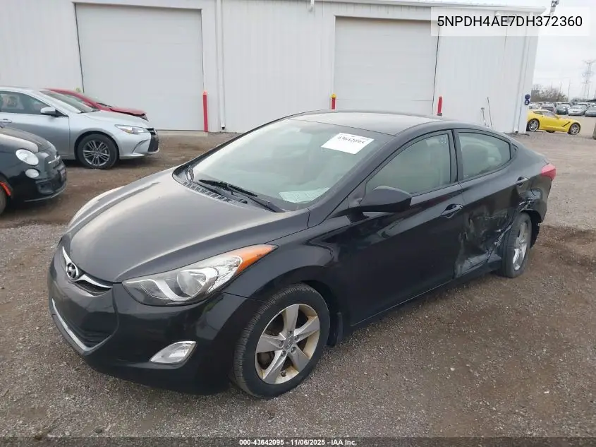 5NPDH4AE7DH372360 2013 Hyundai Elantra Gls