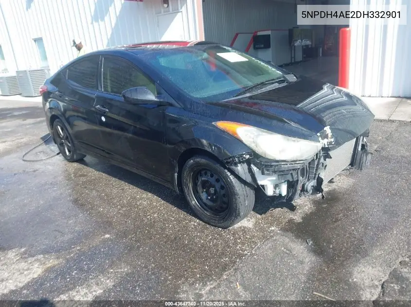 5NPDH4AE2DH332901 2013 Hyundai Elantra Gls