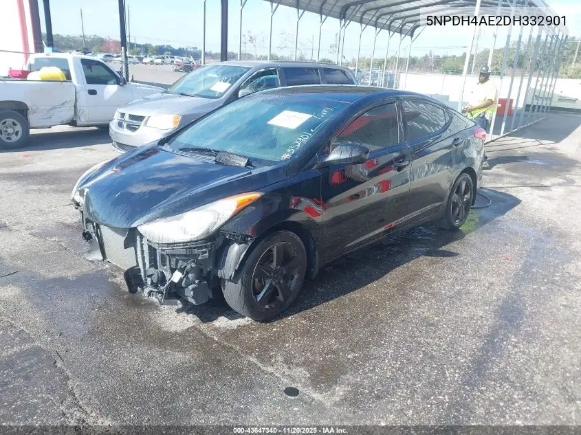 5NPDH4AE2DH332901 2013 Hyundai Elantra Gls