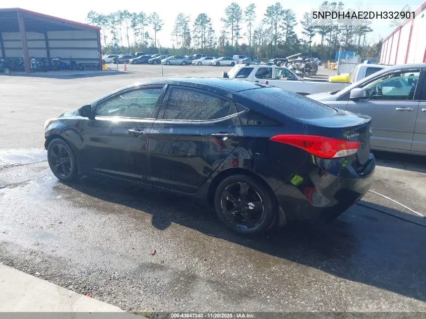 5NPDH4AE2DH332901 2013 Hyundai Elantra Gls