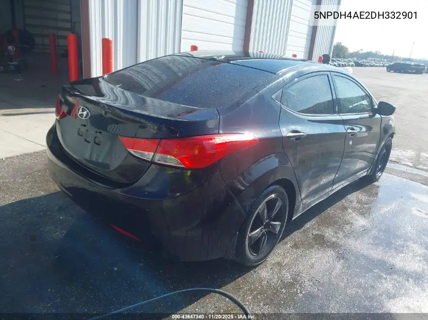 5NPDH4AE2DH332901 2013 Hyundai Elantra Gls