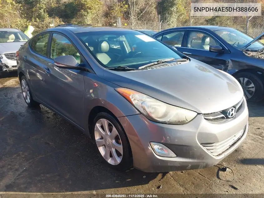 5NPDH4AE5DH388606 2013 Hyundai Elantra Limited