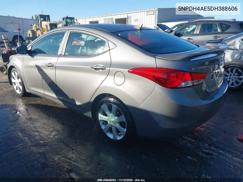 5NPDH4AE5DH388606 2013 Hyundai Elantra Limited