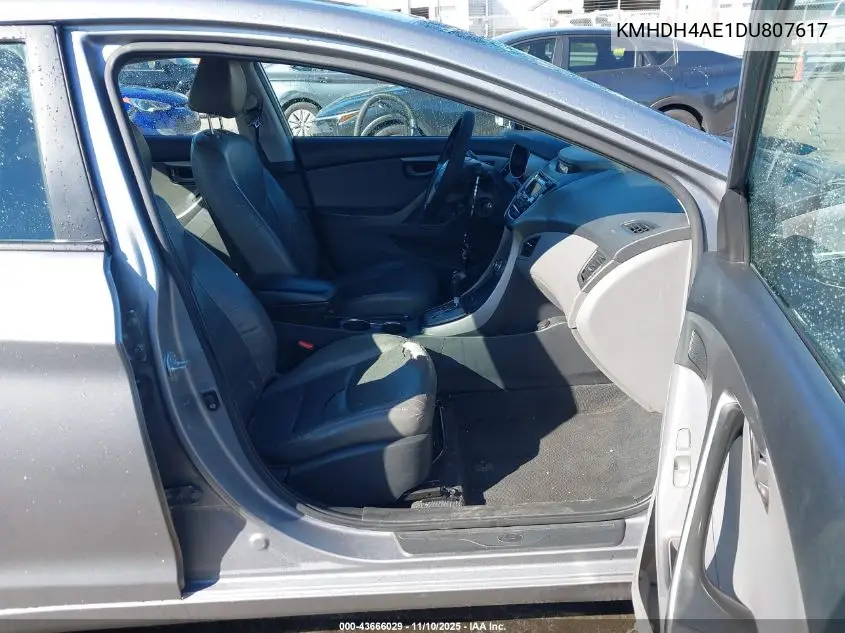 KMHDH4AE1DU807617 2013 Hyundai Elantra Limited