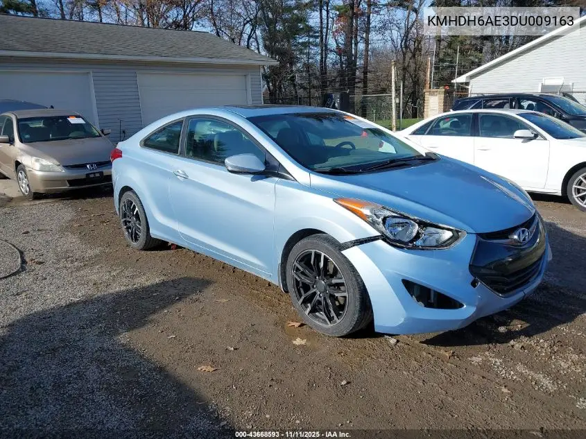 KMHDH6AE3DU009163 2013 Hyundai Elantra Se