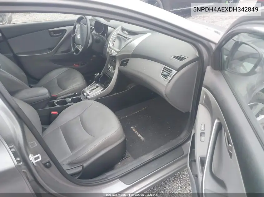 5NPDH4AEXDH342849 2013 Hyundai Elantra Limited