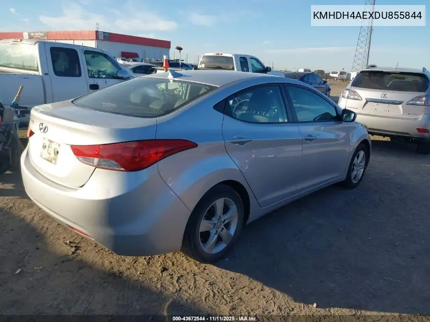 KMHDH4AEXDU855844 2013 Hyundai Elantra Gls