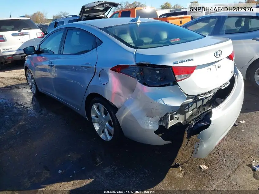 5NPDH4AE4DH287976 2013 Hyundai Elantra Limited