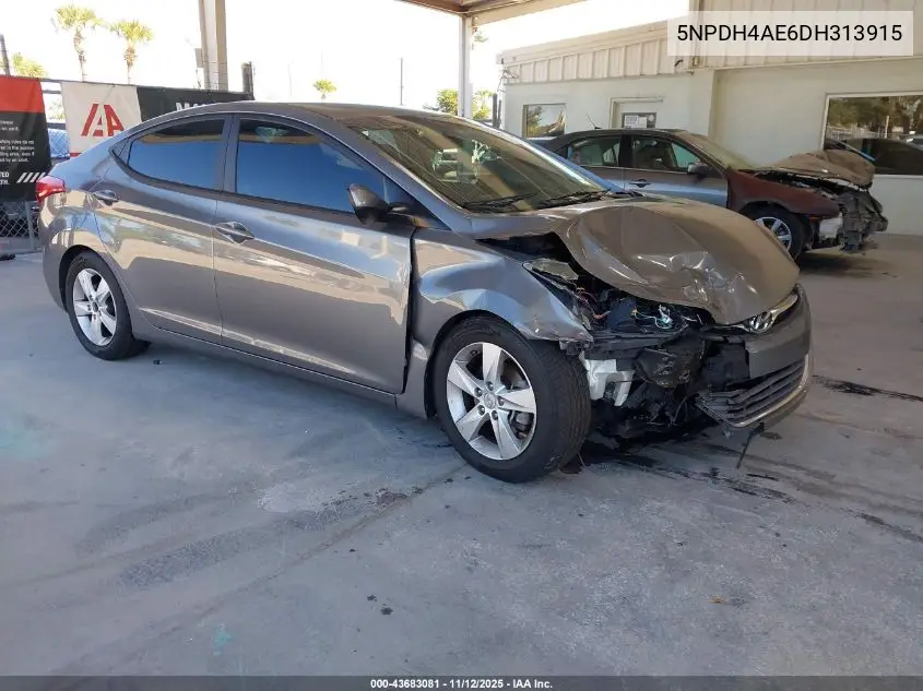 5NPDH4AE6DH313915 2013 Hyundai Elantra Gls