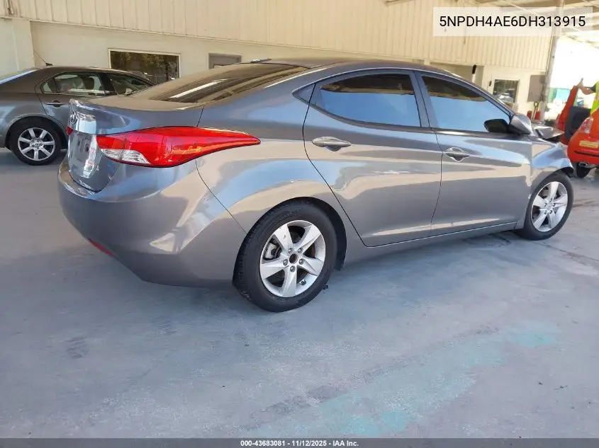 5NPDH4AE6DH313915 2013 Hyundai Elantra Gls
