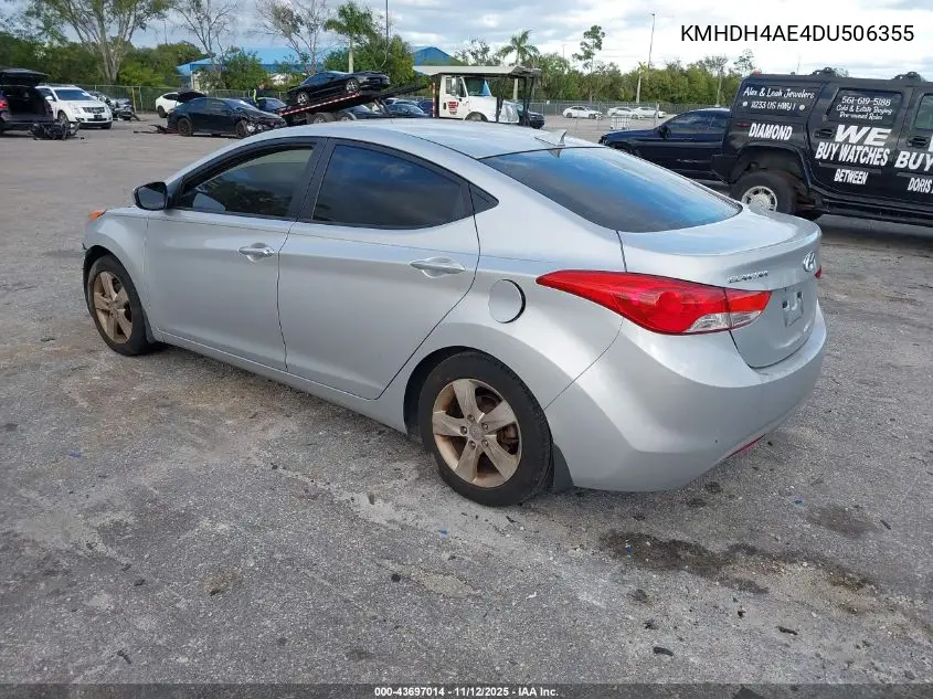 KMHDH4AE4DU506355 2013 Hyundai Elantra Gls/Limited