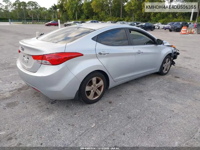 KMHDH4AE4DU506355 2013 Hyundai Elantra Gls/Limited