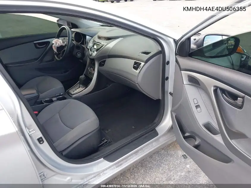 KMHDH4AE4DU506355 2013 Hyundai Elantra Gls/Limited