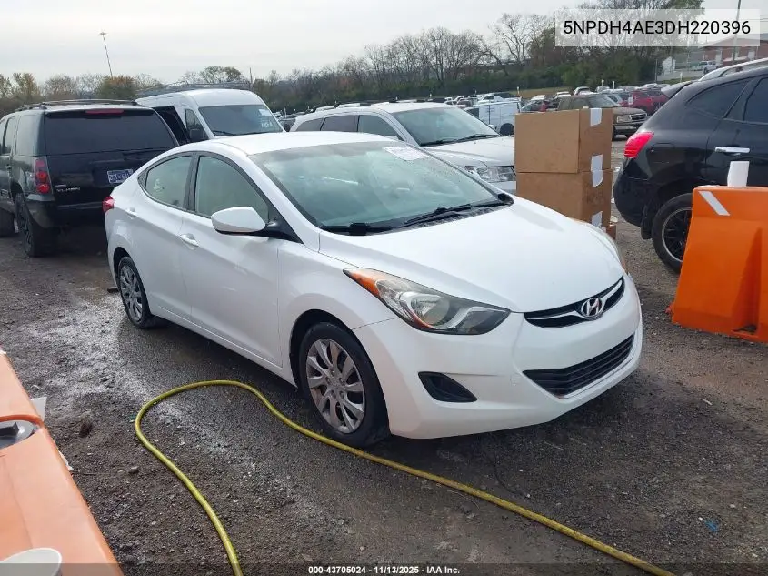 5NPDH4AE3DH220396 2013 Hyundai Elantra Gls/Limited