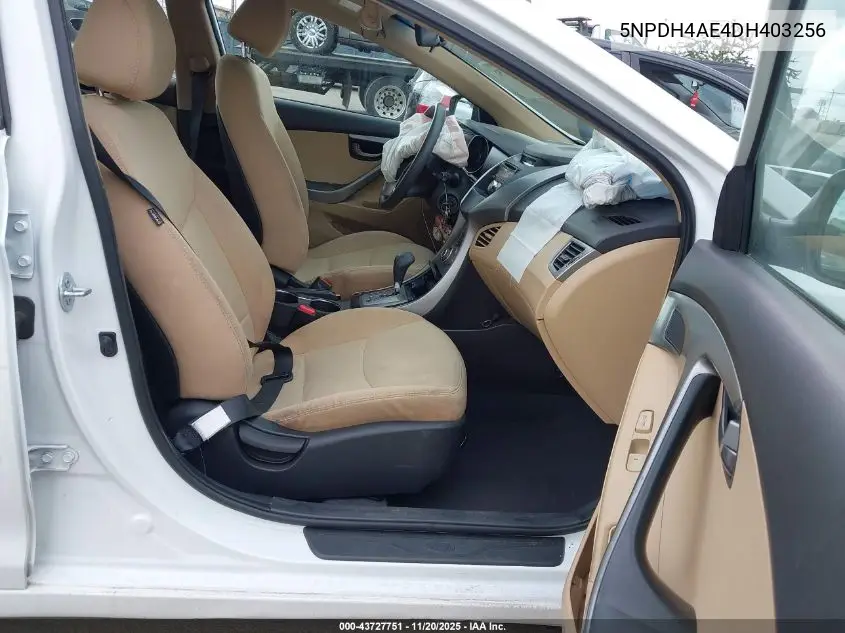 5NPDH4AE4DH403256 2013 Hyundai Elantra Gls