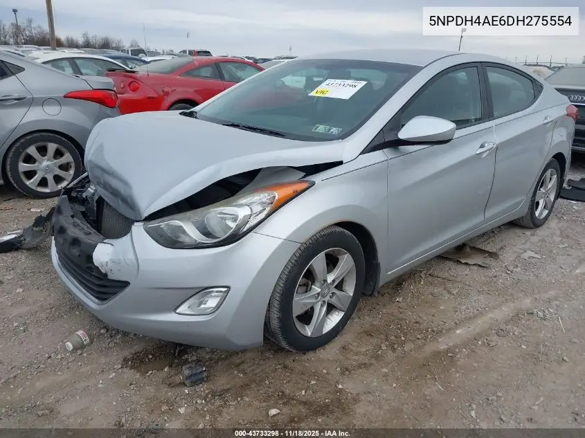 5NPDH4AE6DH275554 2013 Hyundai Elantra Gls
